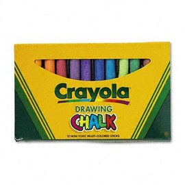 Crayola : Colored Drawing Chalk, Assorted Colors 12 Sticks per Set -:- Sold as 2 Packs of - 12 - / - Total of 24 Each