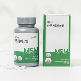 Wellus Premium MSM 1026mg 180 Tablets / 웰러스 바른 엠에스엠 1026mg x 180정