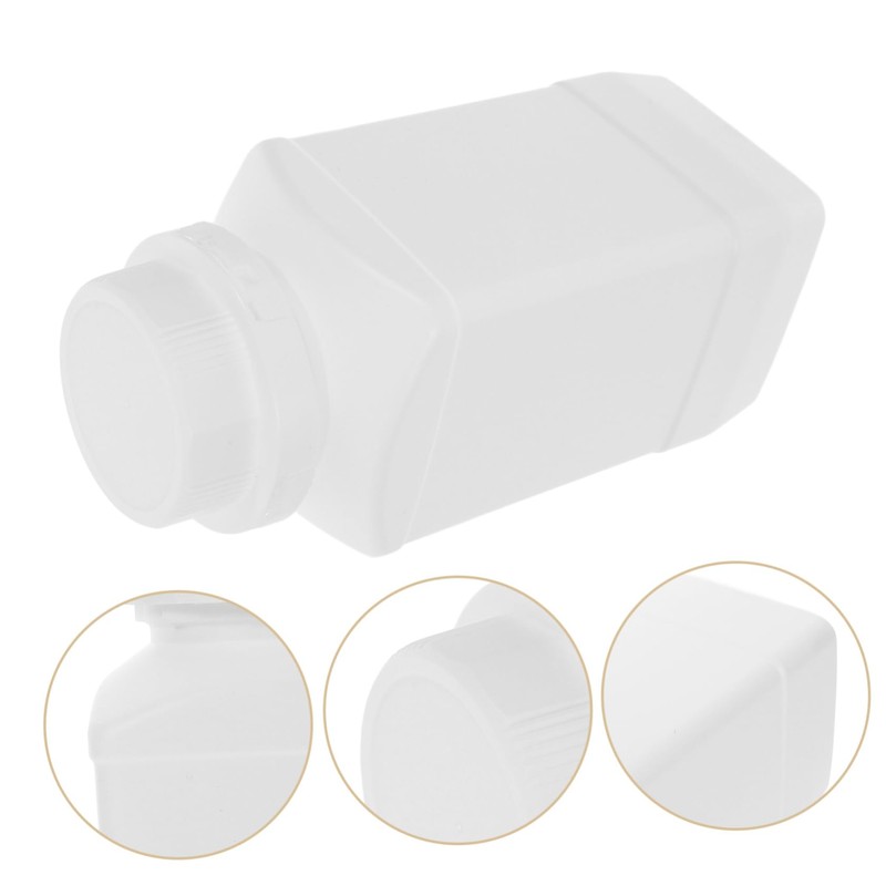 ABOOFAN 2pcs Wide Mouth Reagent Storage Bottle Sturdy Pe Chemical
