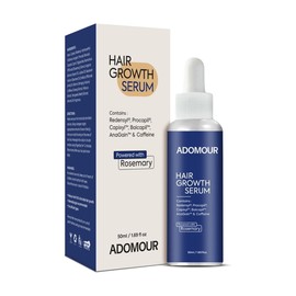 Adomour Hair Growth Serum with Rosemary, Redensyl, Procapil, Capixyl, Baicapil, Anagain, & Caffeine For Men & Women 50ml