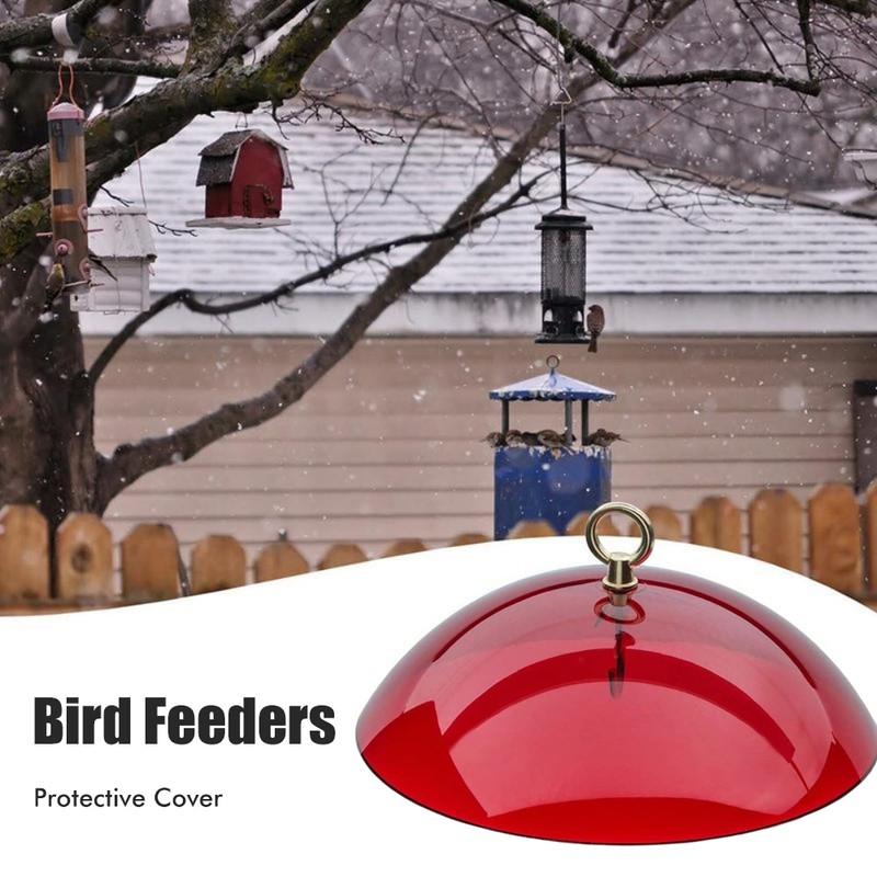 Outdoor Baffle for Bird Feeder Clear Bird Feeder Protective Dome