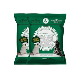 Seedshub Pet Hair Remover for Laundry, Pet Hair Dissolver for Washing Machine, 96.7% Dissolution Rate, Dog Hair Remover, Cat Hair Remover, 2 Sachets, Use Self/Tub Clean Mode