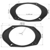 tomzz Audio 2815-003 Speaker Rings Adapter Brackets Compatible with Ford