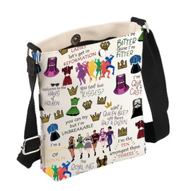 FEELMEM Six The Musical Gift Broadway Six Queen Crossbody Bag Six Queen Musical Fans Gift Broadway Lover Gift