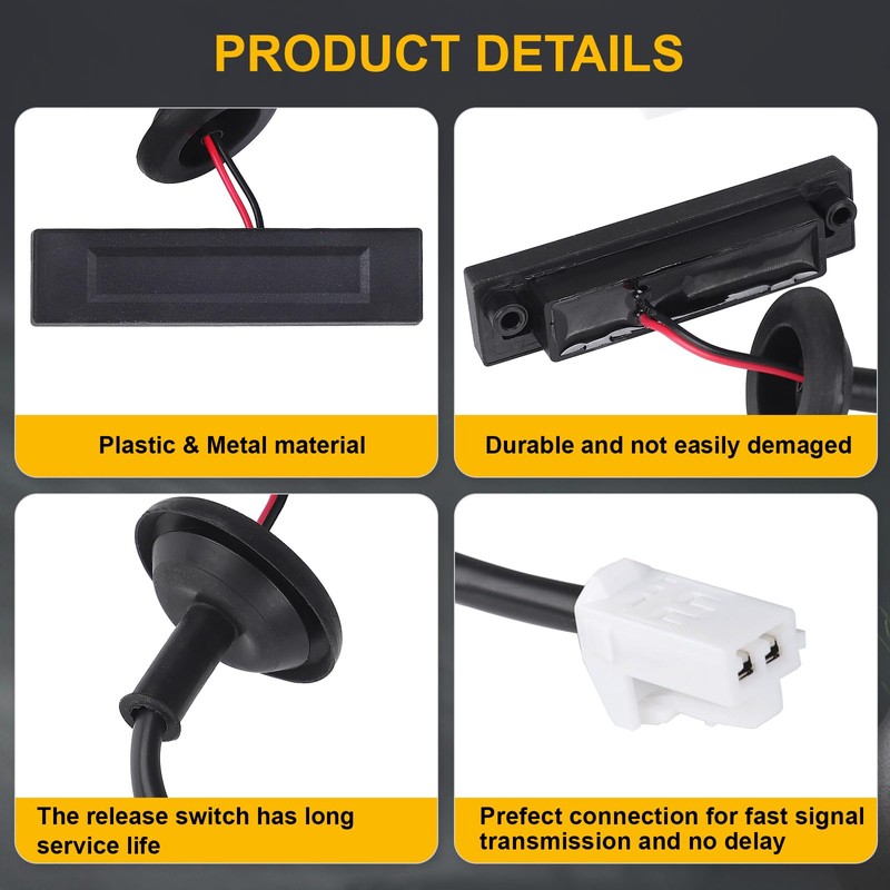 81260-2V000 Hatch Release Button Trunk Latch Compatible with Hyundai Veloster