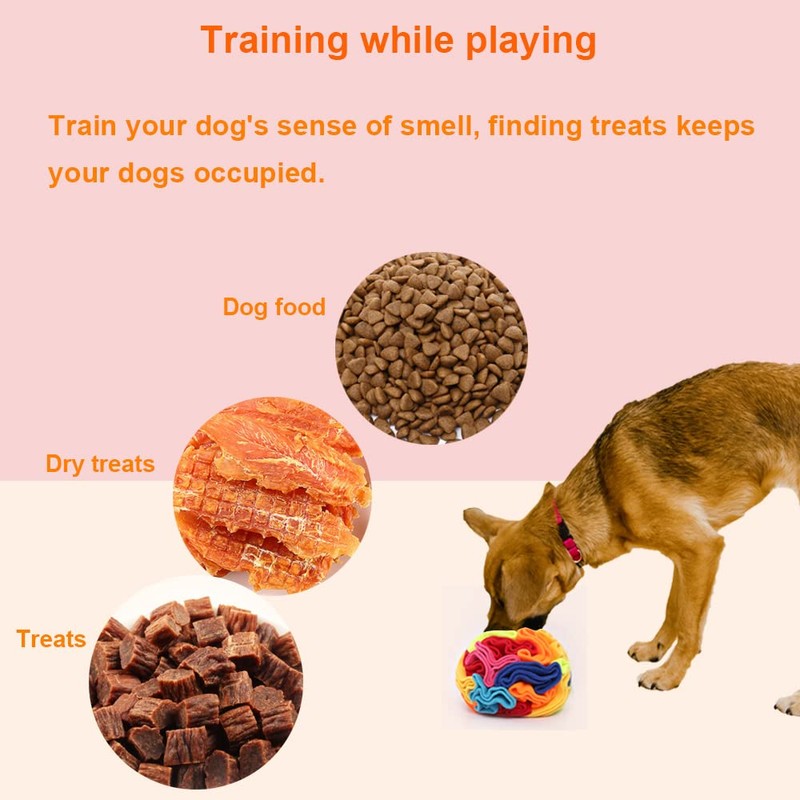 Ablechien Snuffle Ball - Snuffle Ball for Small Dogs, Interactive