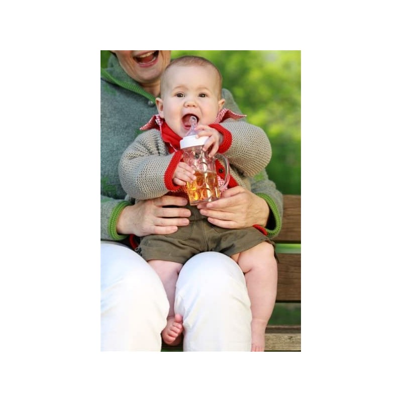 Bavarian Dummy Bottle with Handle as a Teat Jug with