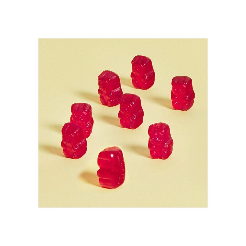 Ruby Gummy Bear Acabi Prebiotics Plant-based Vegan Gummies 4 Bottles