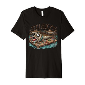 Stinky's Bait Shop - Fishing and Bait design Premium T-Shirt