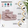 Ample Decor 100% Cotton Soft Pink Washcloths Set of 10-