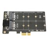 Adapter Card M.2 SATA to PCIE Dual Disk Array Card