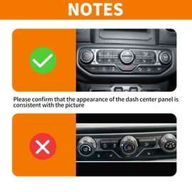 RT-TCZ for Wrangler JL Center Dash AC Switch Cover Trim Frame Blue for Jeep Wrangler JL JLU Gladiator JT 2018-2023 Blue Interior Accessories