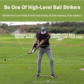 Smart Inflatable Ball Trainer, Golf Swing Trainer Aid to Support Posture Correction, Easy to Use Training Accessories, #911