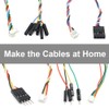GH Connectors to Dupont 2.54 Pre-Crimped Cables and Connectors Kit