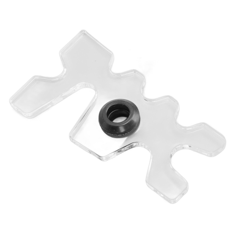 Clear Plastic Pool Billiard Cue Bridge Head Pool Stick Holder