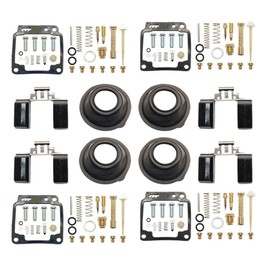SVKZGFZ 4 Sets for Yamaha Maxim XJ650 1980 1981 1982 1983 Carburetor Rebuild Repair Kit (Float Diaphragm Jets)