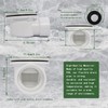 Low Profile Shower Drain Assembly with Perforated Strainer, 1.5" Side