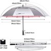 G4Free 62 Inch UV Protection Golf Umbrella Extra Large Windproof