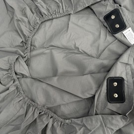 EMIKITS Grounding Fitted Sheet Upgraded 10% Silver Fiber 90% Organic Cotton Grounded Bed Cover Improve Sleep Quality, Gray King 78x80x15 Inch