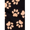 Girls Cat Tabby Brown Short Pyjamas Paw Print (9-10 Years)