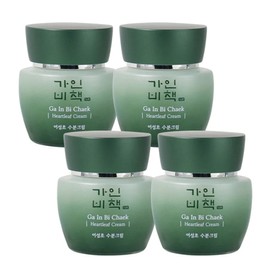 (4 pieces)Gain B Book Cheong Houttuynia cordata moisturizing cream 60ml Medicinal buckwheat soothing care for wrinkles / (4개)가인비책 청 어성초 수분크림 60ml 약모밀 진정케어 주름개