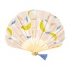 [2025] Wpc. Patterns W084-532-204 Gift Boxed Fan Omenai Yellow
