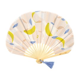 [2025] Wpc. Patterns W084-532-204 Gift Boxed Fan Omenai Yellow