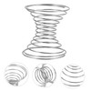 LABRIMP Wear-resistant Shaker Balls Whisk 10 Pcs Bottle Silver for