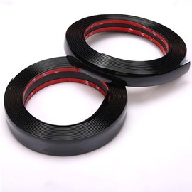 16Ft Glossy Black Automotive Car Exterior and Interior Molding Trim Universal Bumper Window Door Body Side Decorative Strip Scratch-Proof (2 inch (50mm))
