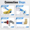 (90 Pack YVSKM) PEX-A Expansion Rings with STOP 60 pcs