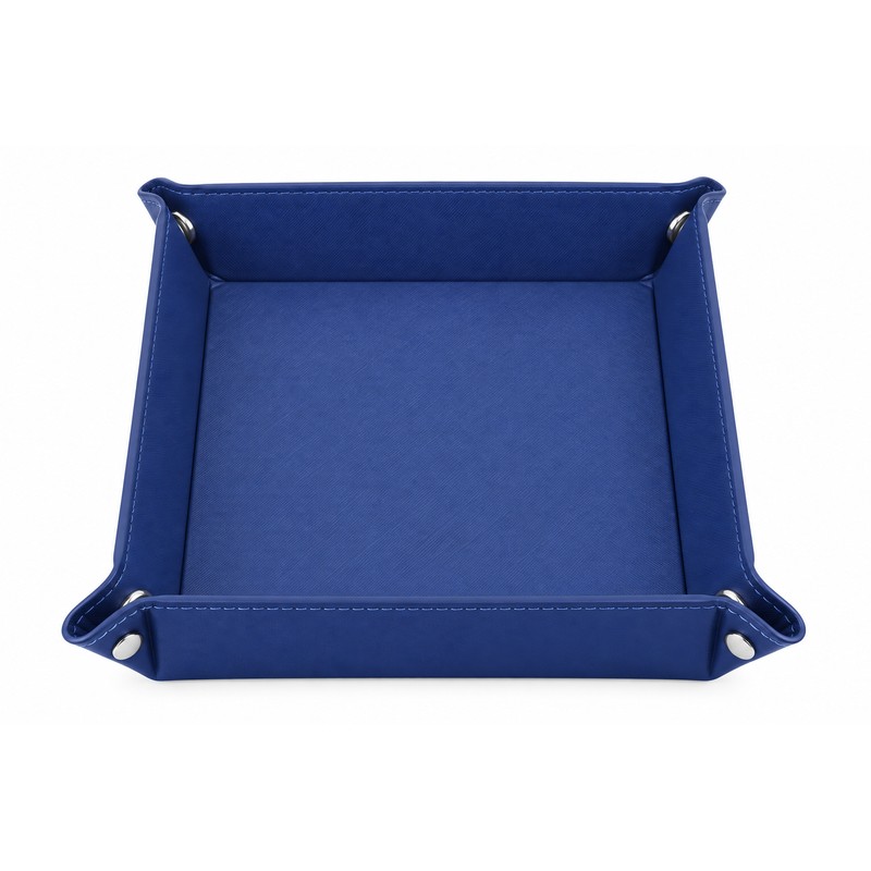 Folding PU Leather Valet Tray for Daily Essentials – Collapsible