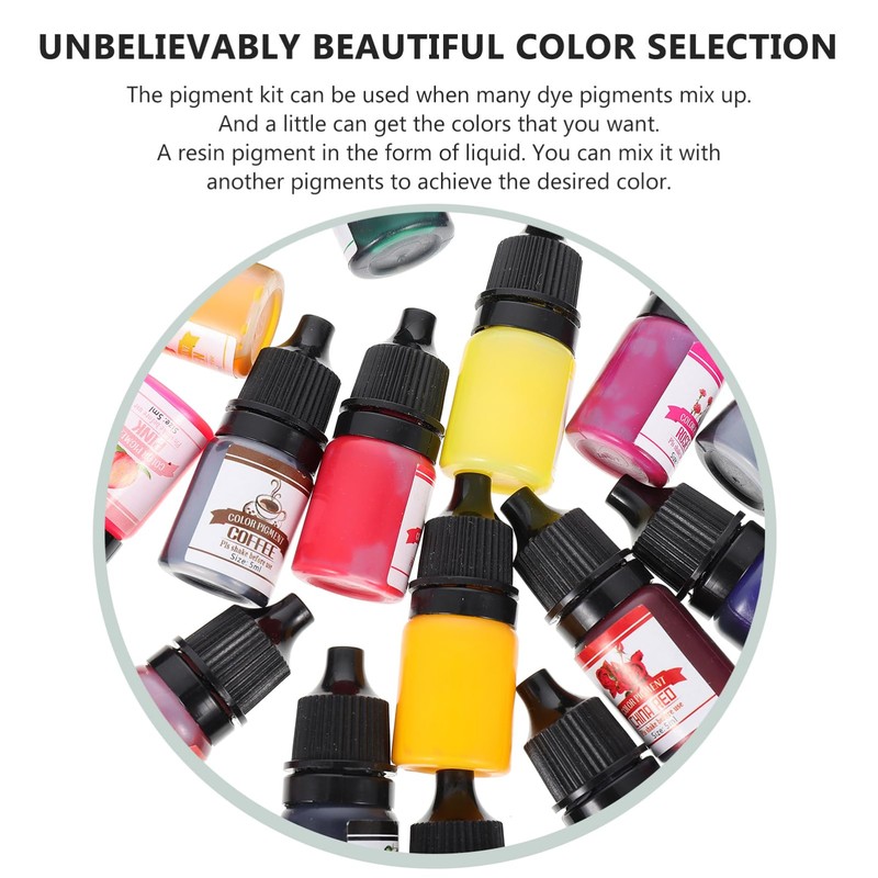 Gadpiparty Colors Epoxy Resin Pigment Each UV Resin Dye for