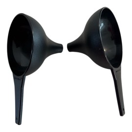 Tupperware 2 Tupperware Large Funnels Fill Oil Bottles, Shakers Rice Black Hershey Kiss New