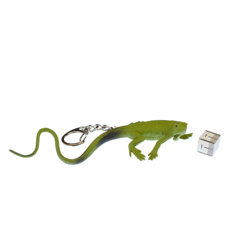 Waran Key Ring Miniblings Pendant Key Ring Lizard Gecko Green