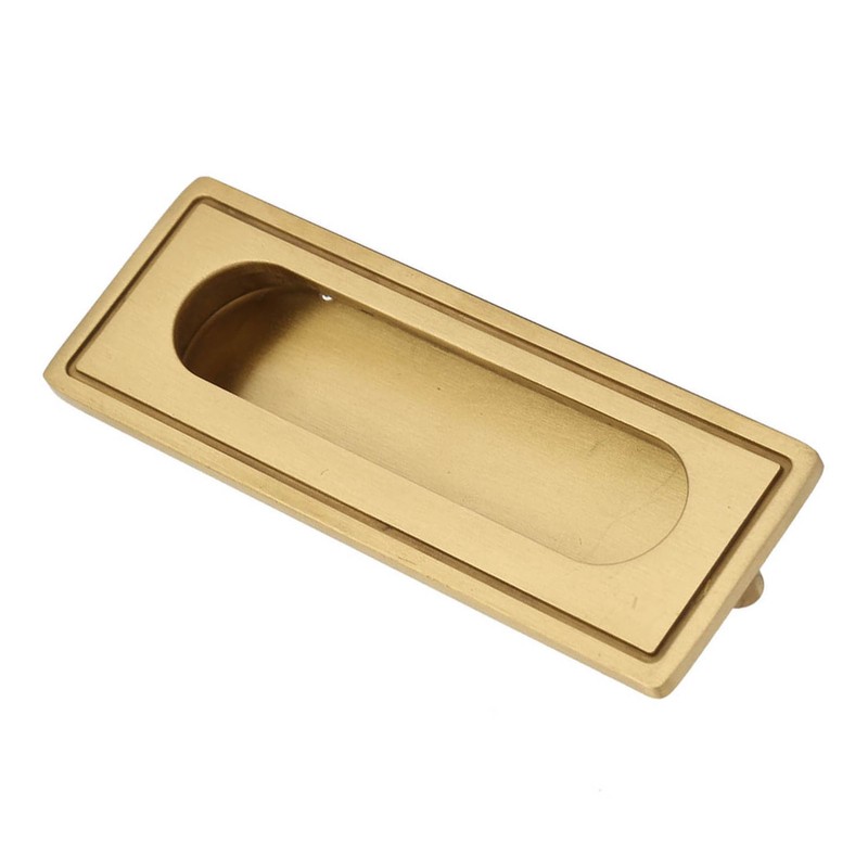 Brass Recessed Furniture Handle Kitchen Cupboard Cabinet Wardrobe Drawer Pulls