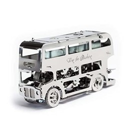 TimeForMachine 3D Metal Mechanical Puzzle Set Funny Model Double Decker