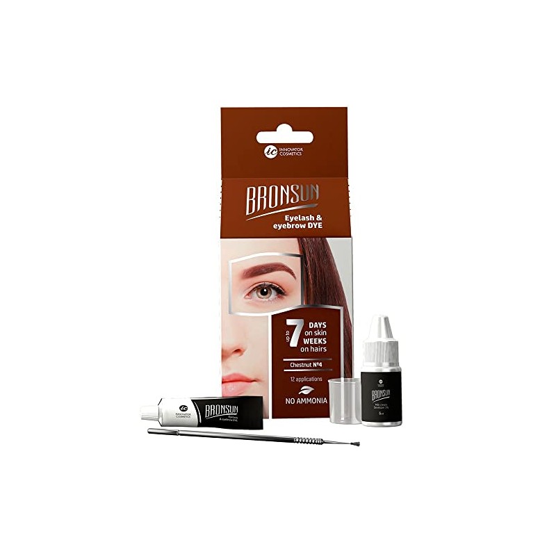 Bronsun Eyebrow Dye LONG LASTING UP TO 7 DAYS (No4: