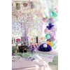 Folat 23927 Mermaid Birthday Decoration Blue with Iridescent Glitter -