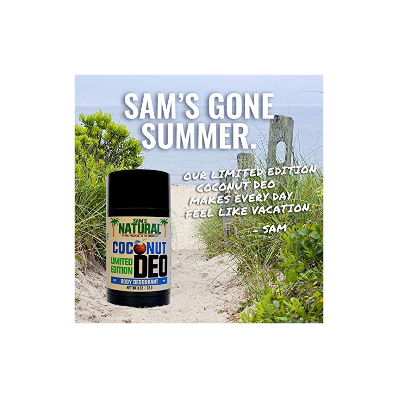 Sam's Natural Deodorant - 3 oz - Holiday Gifts -