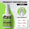 CYAFIXED Strong Cyanoacrylate (CA) Super Glue, All-Purpose Medium Viscosity Instant