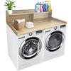 Royxen Laundry Countertop with Storage Universal Fit, Washer and Dryer
