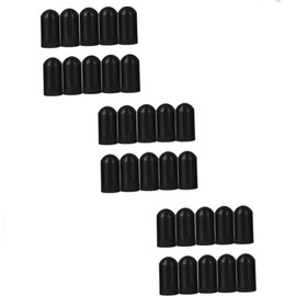 Taicols Silent Tip Drum Stick, Skill Percussion Instrument Accessories Drum Stick Tip Black (30)