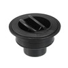 X AUTOHAUX 100mm 75mm Round Black AC Air Condition Vent
