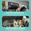 2 Stück Sonnenschutz Auto Baby, Autofenster Sonnenschutz, Universal Auto Elastizitä