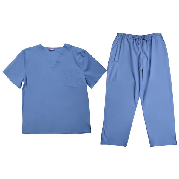 Tropi Men's Scrub Sets Uniforms for Men 6952-CEIL-XXL
