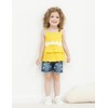 oklady Toddler Girl Clothes Ruffle Daisy Sleeveless Tank Tops and