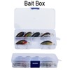 Wobbler Fishing Lure, Artificial Bait with Hooks, Hard Bait, Three