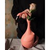 FORKAI Flamingo Vase for Centerpieces, 11.6 Inch Pink Bud Vases,