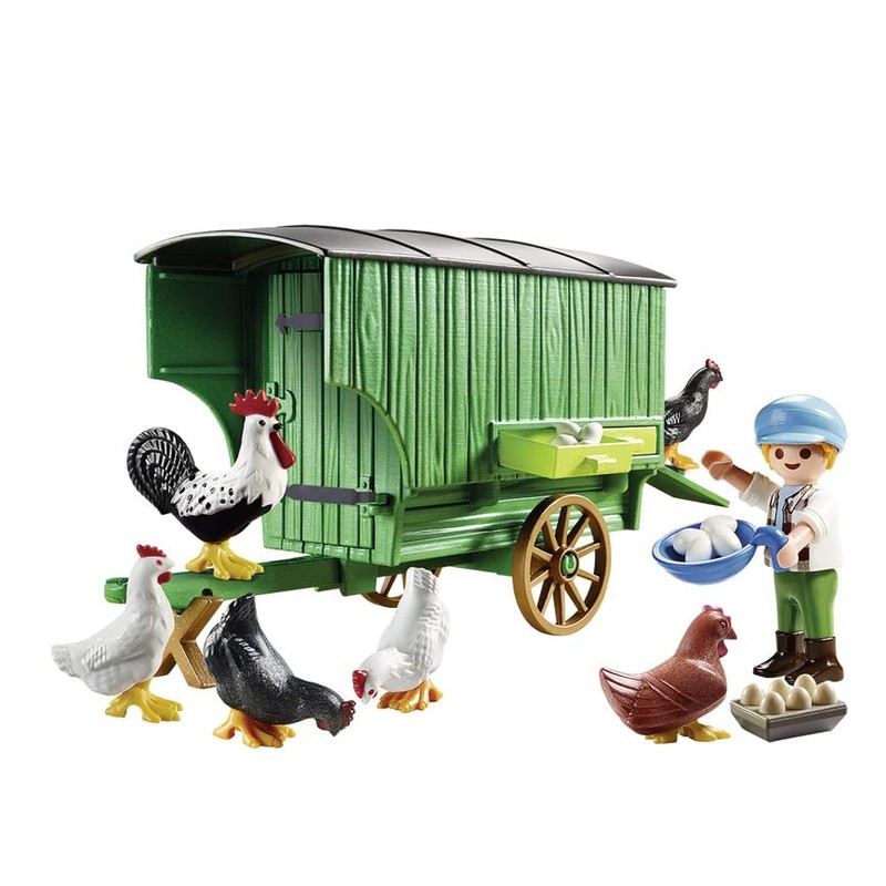 Playmobil 70138 Country Mobile Chicken House, Multi-Coloured