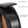 SENDEFN Men's Leather Belt, Ratchet Automatic Buckle for Men, Business